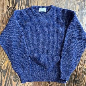 Vintage LL Bean shetland wool sweater size L